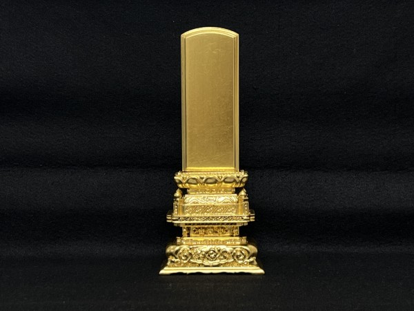在家様用 伝統的位牌「京型五重座位牌 総金」サムネイル